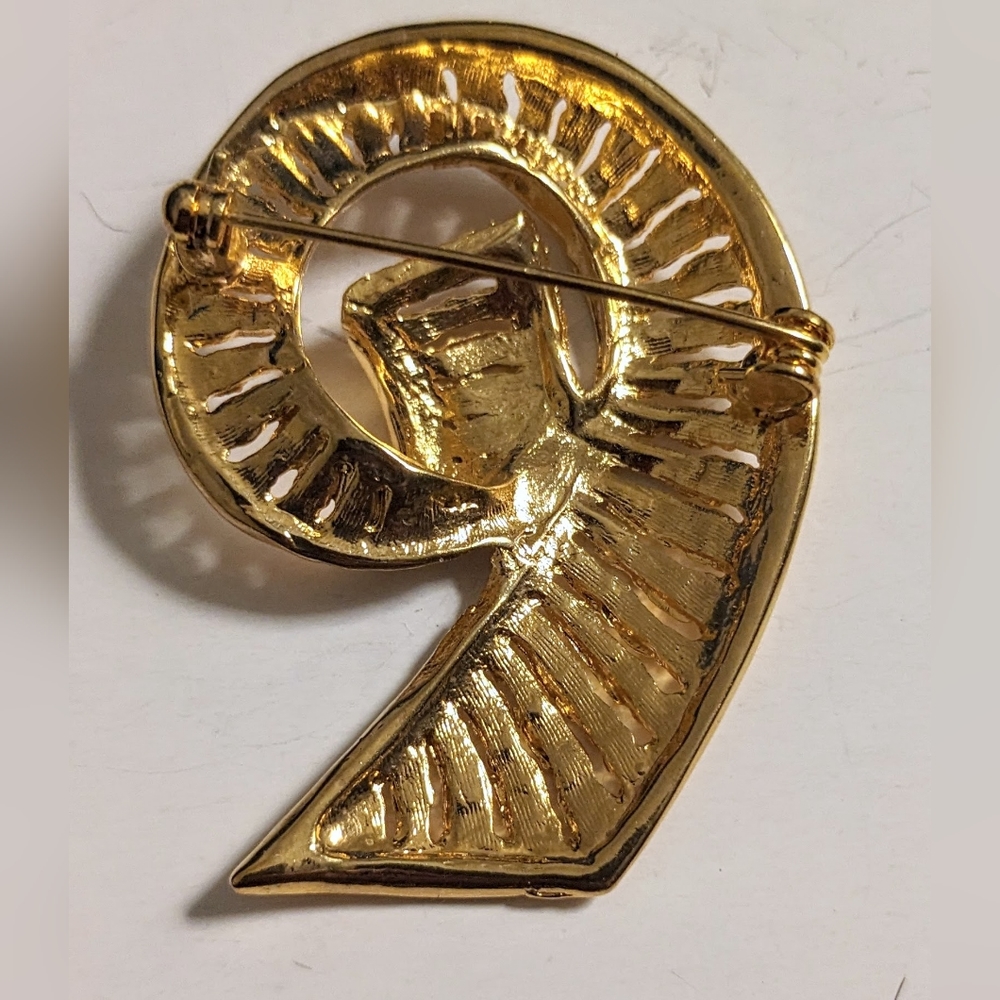 Vintage Open Work Shell Shape Textured Geometric … - image 3